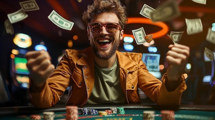 Pengguna mahjong88 menggunakan smartphone di suasana santai untuk akses hiburan sports secara mudah
